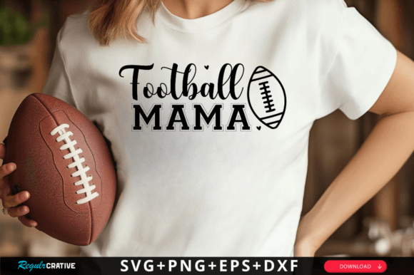 Football Mama SVG Design: A Creative Graphic Asset for Crafts and Modern Blogging