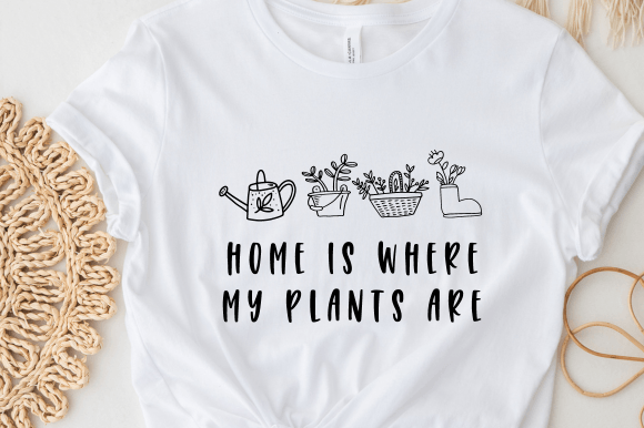 Home is Where My Plants Are SVG: A Vibrant Design Asset for Crafts and Branding