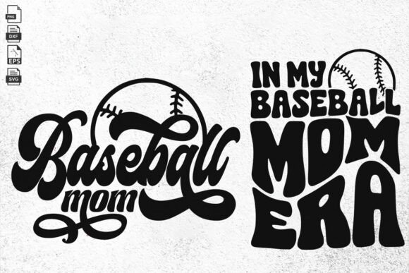 In My Baseball Mom Era SVG: A Graphics Asset for Crafts and Local Branding