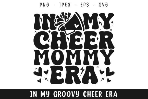 In My Cheer Mommy Era Groovy Retro SVG Review