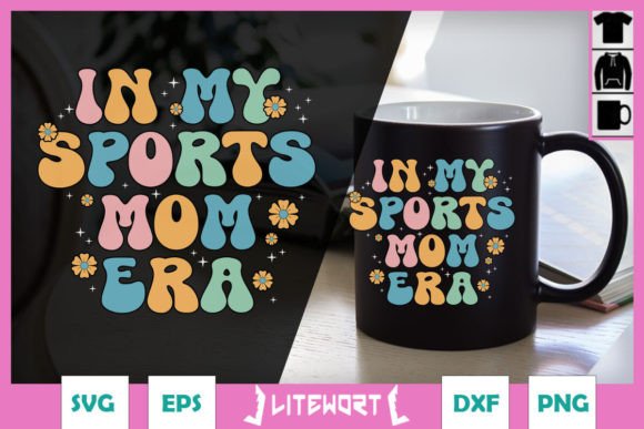 In My Sports Mom Era SVG: A Versatile Graphic Design Asset for Crafts and Marketing