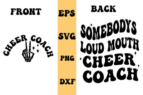 Somebody's Loud Mouth Cheer Coach Png: A Bold Graphic for Crafts and Merchandise