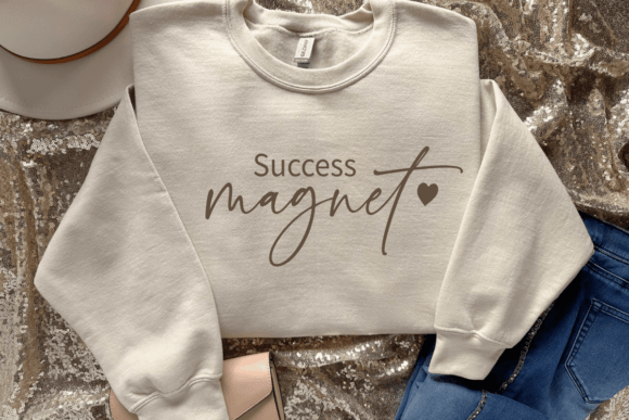 Success Magnet Svg for Crafts: A Sassy Business Mom Graphic Design Asset